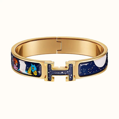 [Amore Jewels]H STAR AND MOON BRACELET 12MM