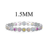 [Amore Jewels]Radiant Sparkling Round Cut Daily Ring