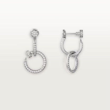 [Amore Jewels]JUSTE FULL DIAMOND DOUBLE EARRINGS