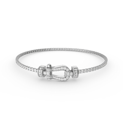[Amore Jewels]FORCE  HORSESHOE  DIAMOND TENNIS BRACELET