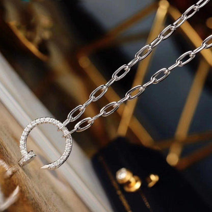 [Amore Jewels]JUSTE NECKLACE FULL DIAMONDS