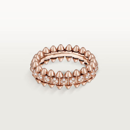 [Amore Jewels]CLASH 6.4MM SMALL FULL DIAMOND RING
