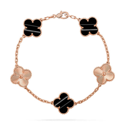 [Amore Jewels] CLOVER 5 MOTIF PULSAR STONE BRACELET COLLECTION