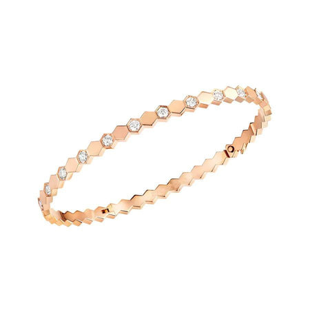 [Amore Jewels]BEE LOVE PINK GOLD DIAMOND BRACELET