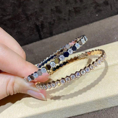 [Amore Jewels]BEE LOVE GOLD BRACELET FULL DIAMOND