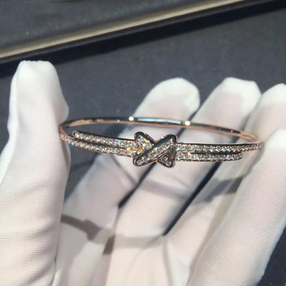 [Amore Jewels]JEUX DE BRACELET DIAMONDS PINK GOLD