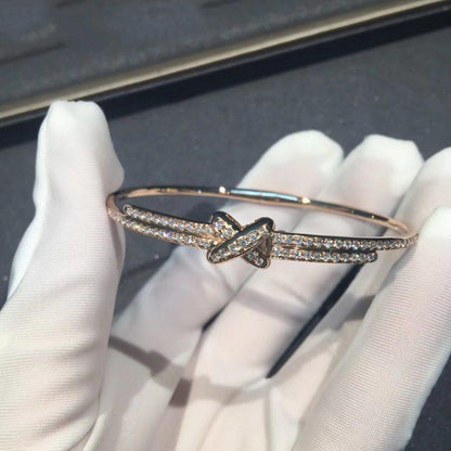 [Amore Jewels]JEUX DE BRACELET DIAMONDS PINK GOLD