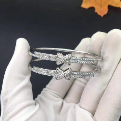 [Amore Jewels]JEUX DE BRACELET DIAMONDS SILVER