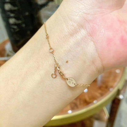[Amore Jewels]JEUX DE BRACELET MOP PINK GOLD DIAMONDS