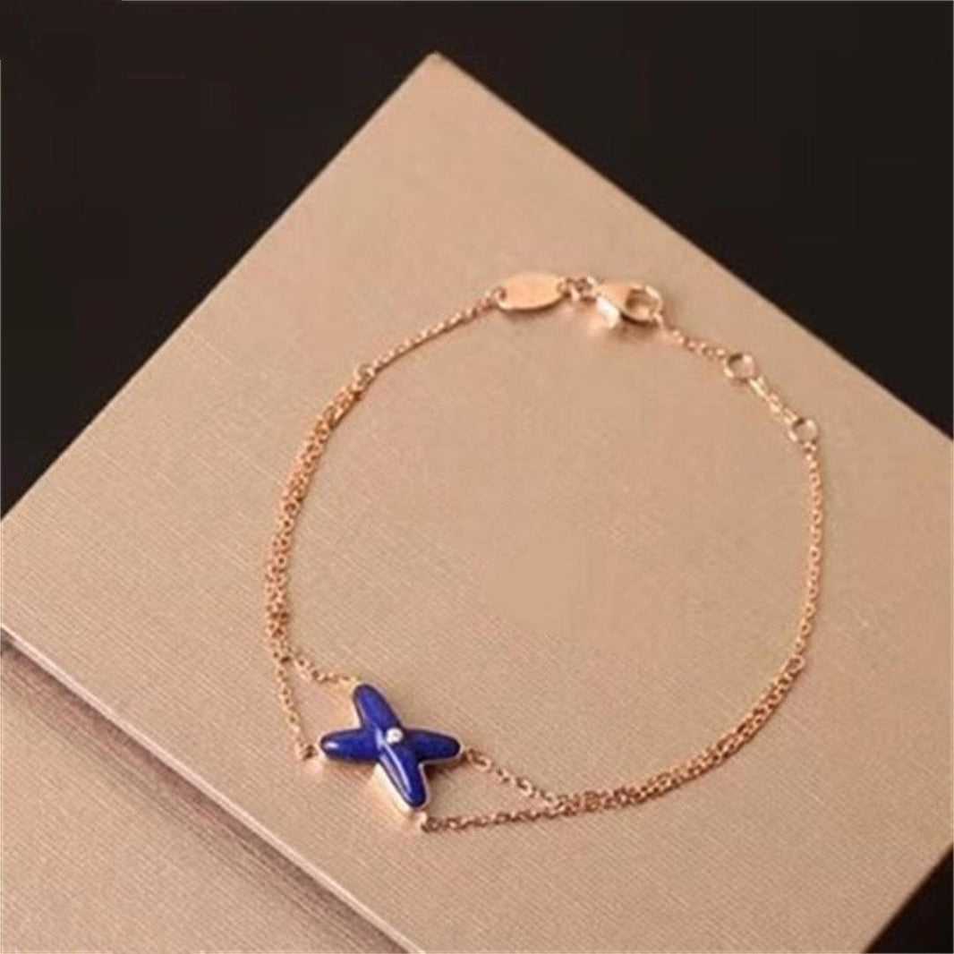 [Amore Jewels]Hollow Design Four-Leaf Clover Flower Shape Ring