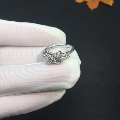 [Amore Jewels]JEUX DE SILVER DIAMOND RING