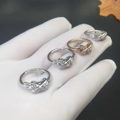 [Amore Jewels]JEUX DE SILVER DIAMOND RING