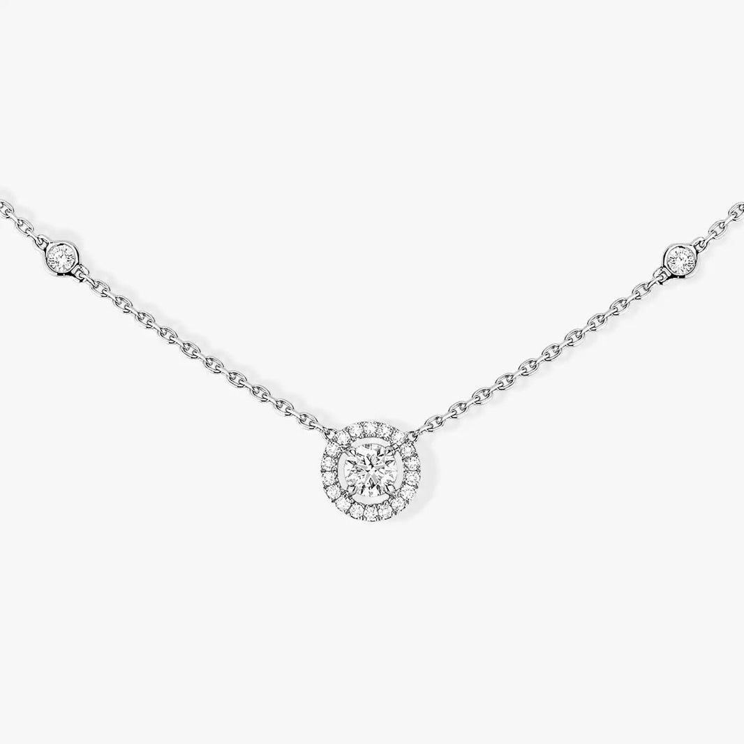 [Amore Jewels]Diamond Necklace 0,20ct Brilliant Shape Joy