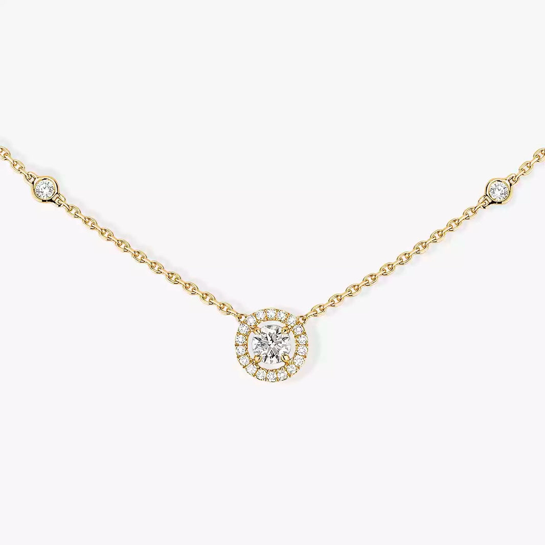 [Amore Jewels]Diamond Necklace 0,20ct Brilliant Shape Joy