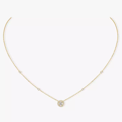 [Amore Jewels]Diamond Necklace 0,20ct Brilliant Shape Joy