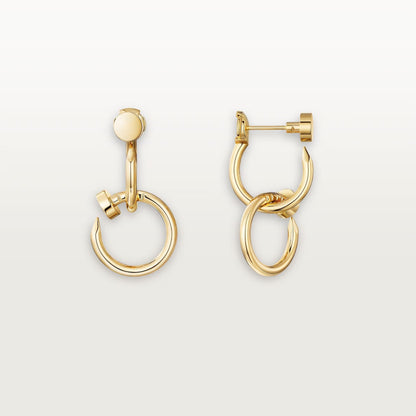 [Amore Jewels]JUSTE NO DIAMOND DOUBLE EARRINGS