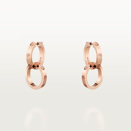 [Amore Jewels]LOVE 3.3MM DANGLE EARRINGS