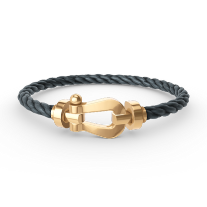 [Amore Jewels]FORCE LARGE HORSESHOE NO DIAMOND BRACELET GOLD