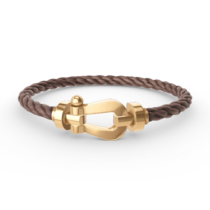 [Amore Jewels]FORCE LARGE HORSESHOE NO DIAMOND BRACELET GOLD