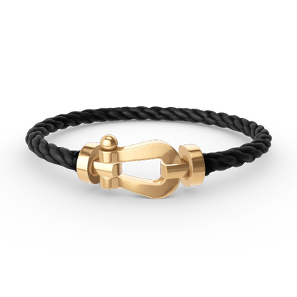 [Amore Jewels]FORCE LARGE HORSESHOE NO DIAMOND BRACELET GOLD