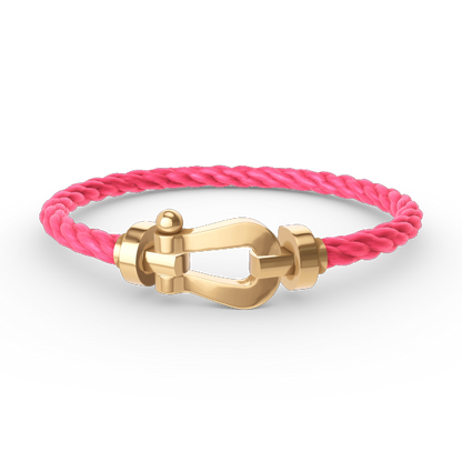 [Amore Jewels]FORCE LARGE HORSESHOE NO DIAMOND BRACELET GOLD