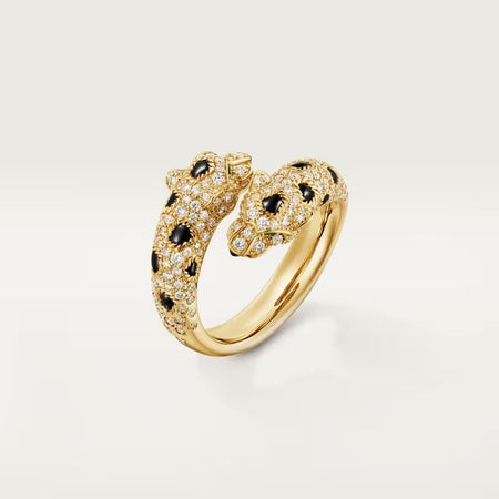 [Amore Jewels]PANTHERE DOUBLE HEADED FULL DIAMOND  RING