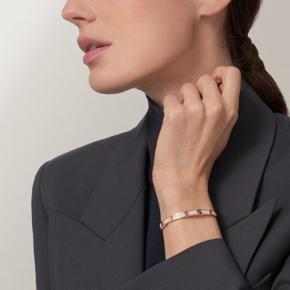 [Amore Jewels]LOVE BRACELET 4.8MM DIAMOND-PAVED