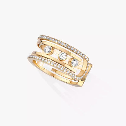 [Amore Jewels]Move 10th Diamond Ring in Gold
