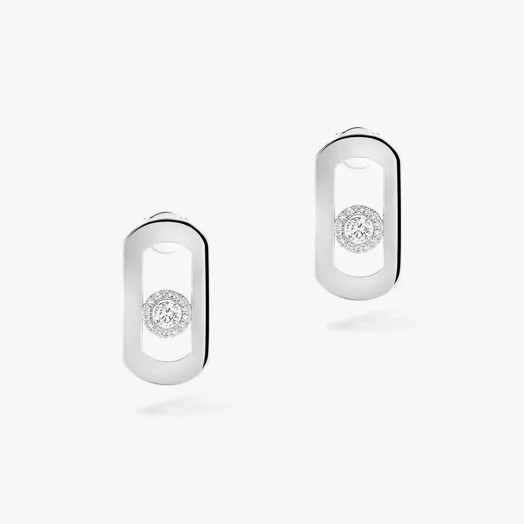 [Amore Jewels]So Move Diamond Earrings in Yellow Gold