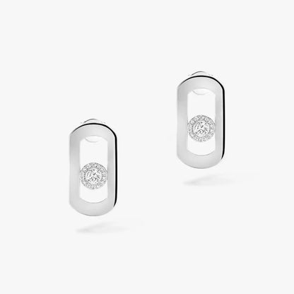 [Amore Jewels]So Move Diamond Earrings in Yellow Gold