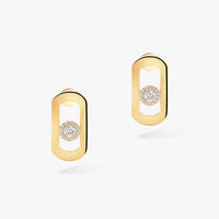 [Amore Jewels]So Move Diamond Earrings in Yellow Gold