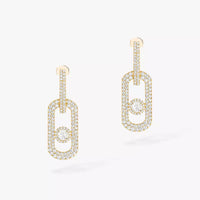 [Amore Jewels]So Move XL Pave_-Set Diamond Pendant Earrings