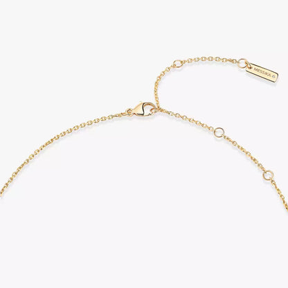 [Amore Jewels]Lucky Eye Diamond Necklace in Rose Gold and Turquoise