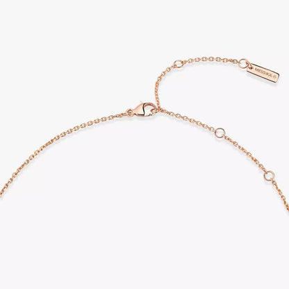[Amore Jewels]Lucky Eye Diamond Necklace in Rose Gold and Turquoise