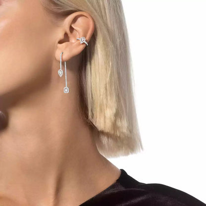 [Amore Jewels]Diamond Drop Earrings My Twin