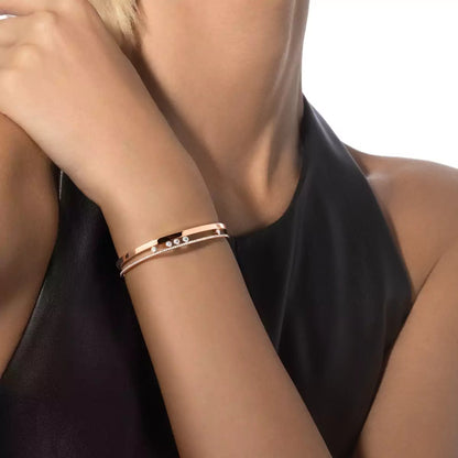 [Amore Jewels]Move Romane Diamond Bangle Bracelet