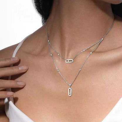 [Amore Jewels] Move Uno Diamond Necklace