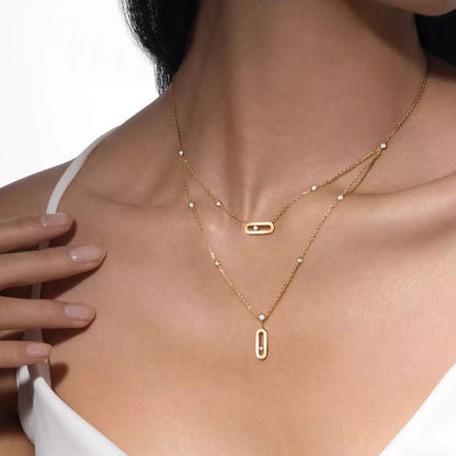 [Amore Jewels] Move Uno Diamond Necklace