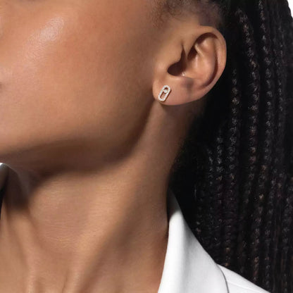 [Amore Jewels]Move Uno Diamond Earrings