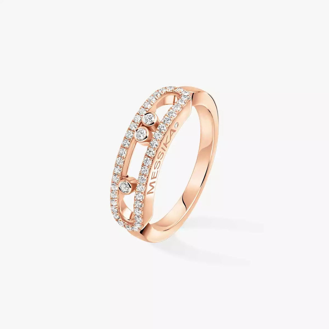 [Amore Jewels] Baby Move Gold Diamond Pave_ Ring