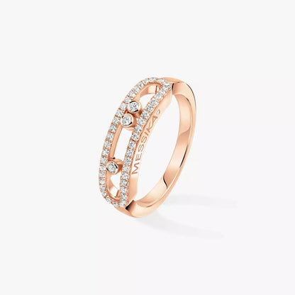 [Amore Jewels] Baby Move Gold Diamond Pave_ Ring