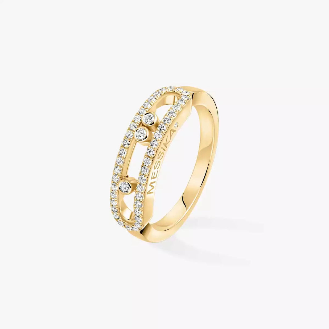 [Amore Jewels] Baby Move Gold Diamond Pave_ Ring