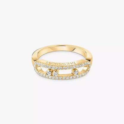 [Amore Jewels] Baby Move Gold Diamond Pave_ Ring