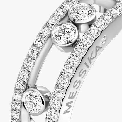[Amore Jewels] Move Gold Diamond Pave_ Ring