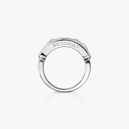 [Amore Jewels] Move Gold Diamond Pave_ Ring