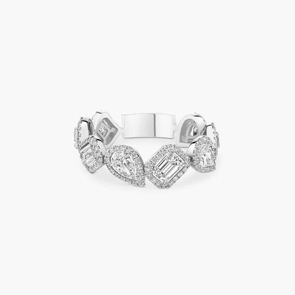 [Amore Jewels] Diamond Wedding Ring My Twin