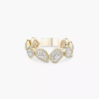 [Amore Jewels] Diamond Wedding Ring My Twin