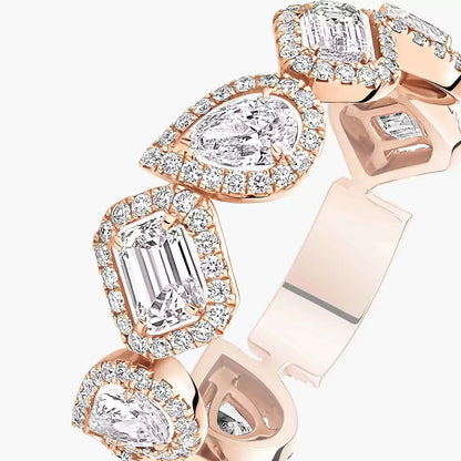 [Amore Jewels] Diamond Wedding Ring My Twin