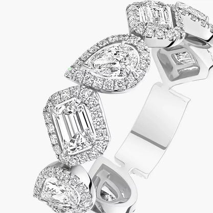 [Amore Jewels] Diamond Wedding Ring My Twin