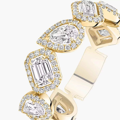 [Amore Jewels] Diamond Wedding Ring My Twin